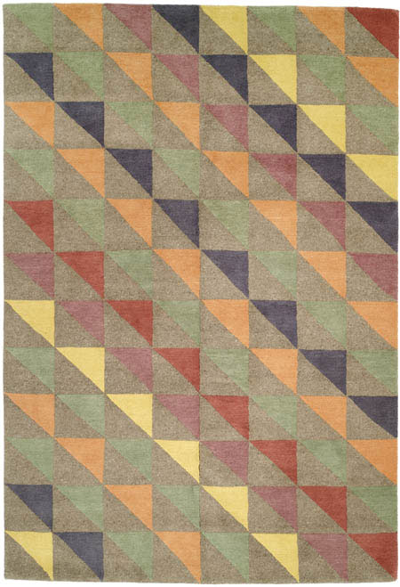 Anya Quilt Rug<br />100% wool<br />6'x9'<br /><br /><br />