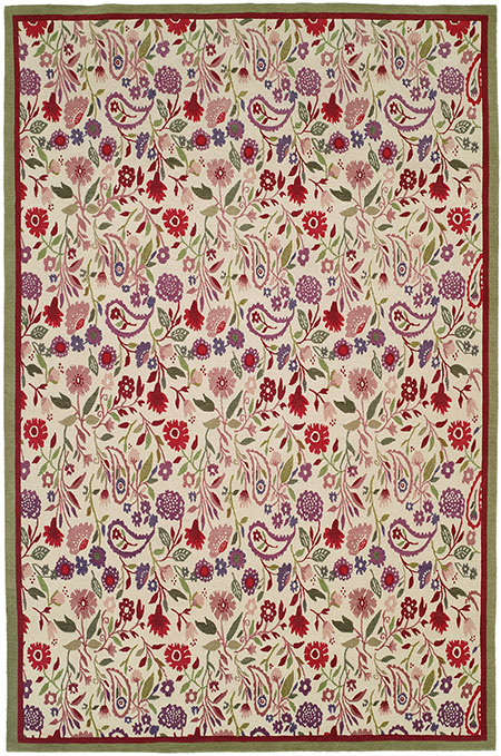 Paisley Garden<br />100% wool<br />6'x9'<br /><br /><br />