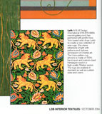 LDB Magazine, October 2004, Anya Larkin Lions rug featured