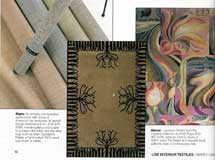 LDB Magazine, March 2004, Marc Davidson rug feautred